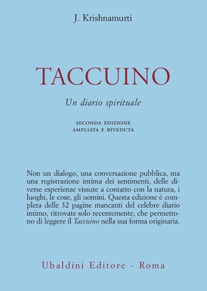 Taccuino. Un diario spirituale