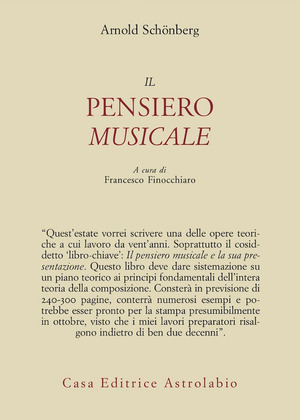 Il pensiero musicale. Testo tedesco a fronte