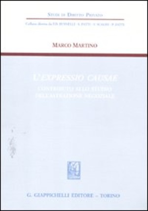 L' expressio causae. Contributo allo studio dell'astrazione negoziale