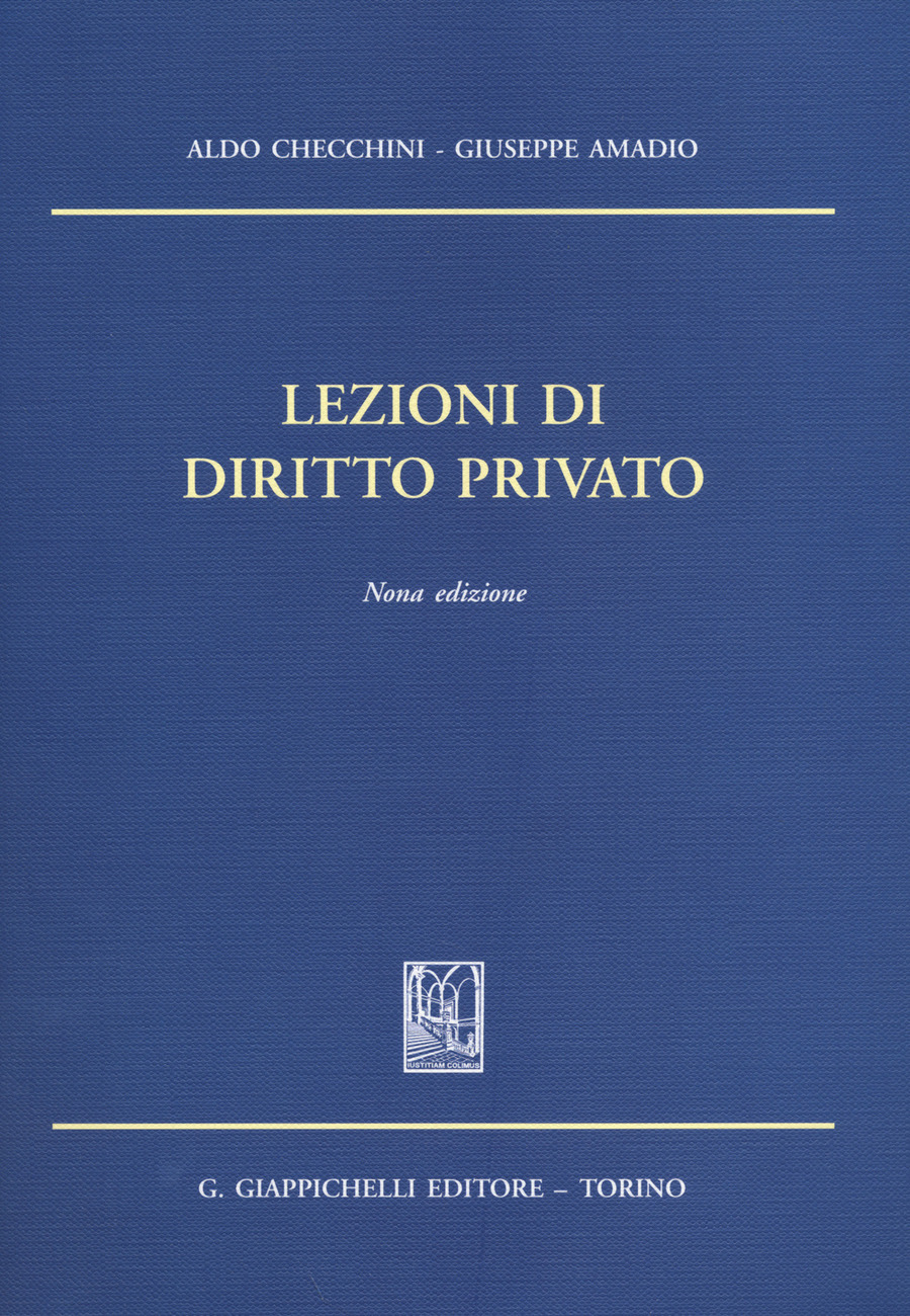 Lezioni di diritto privato