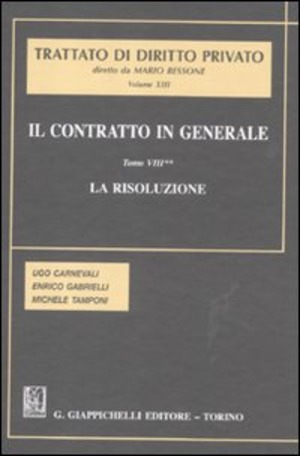 Il contratto in generale