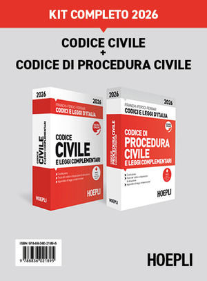 Codice civile e Codice di procedura civile 2026. Kit completo
