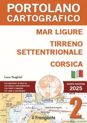 Mar Ligure, Tirreno settentrionale, Corsica. Portolano Cartografico. Con espansione online