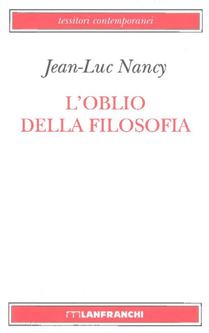 L' oblio della filosofia