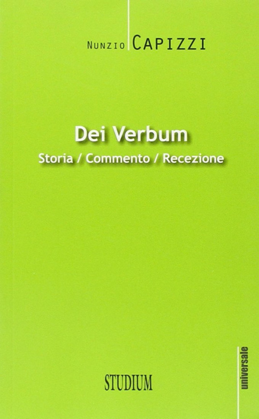 Dei verbum. Storia, commento, recezione