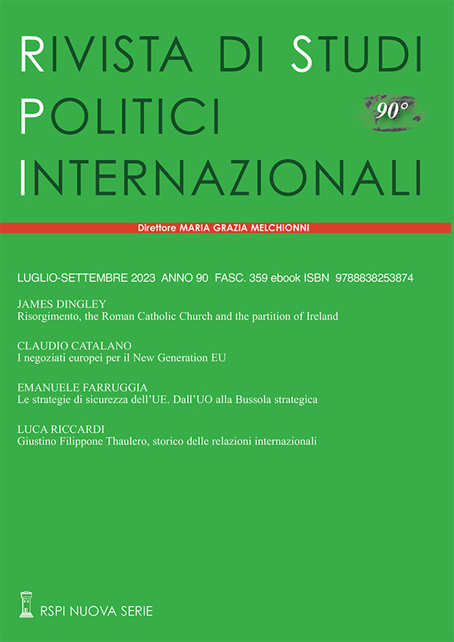 Rivista di studi politici internazionali (2023)
