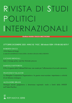 Rivista di studi politici internazionali (2025)