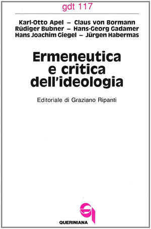 Ermeneutica e critica dell'ideologia