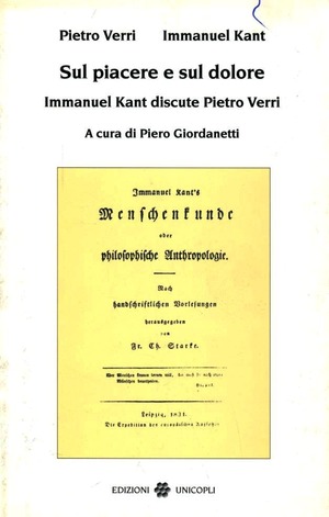 Sul piacere e sul dolore. Immanuel Kant discute Pietro Verri