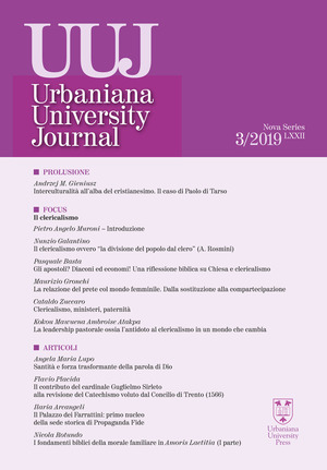 Urbaniana University Journal. Euntes Docete (2019)