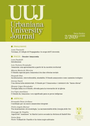 Urbaniana University Journal. Euntes Docete (2020)