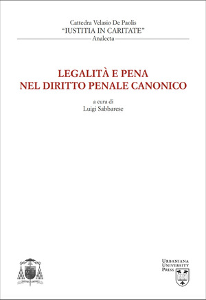 Legalità e pena nel diritto penale canonico