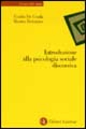 Introduzione alla psicologia sociale discorsiva