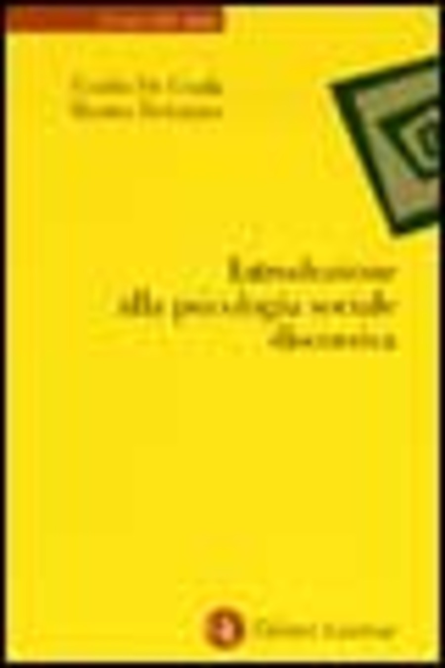 Introduzione alla psicologia sociale discorsiva
