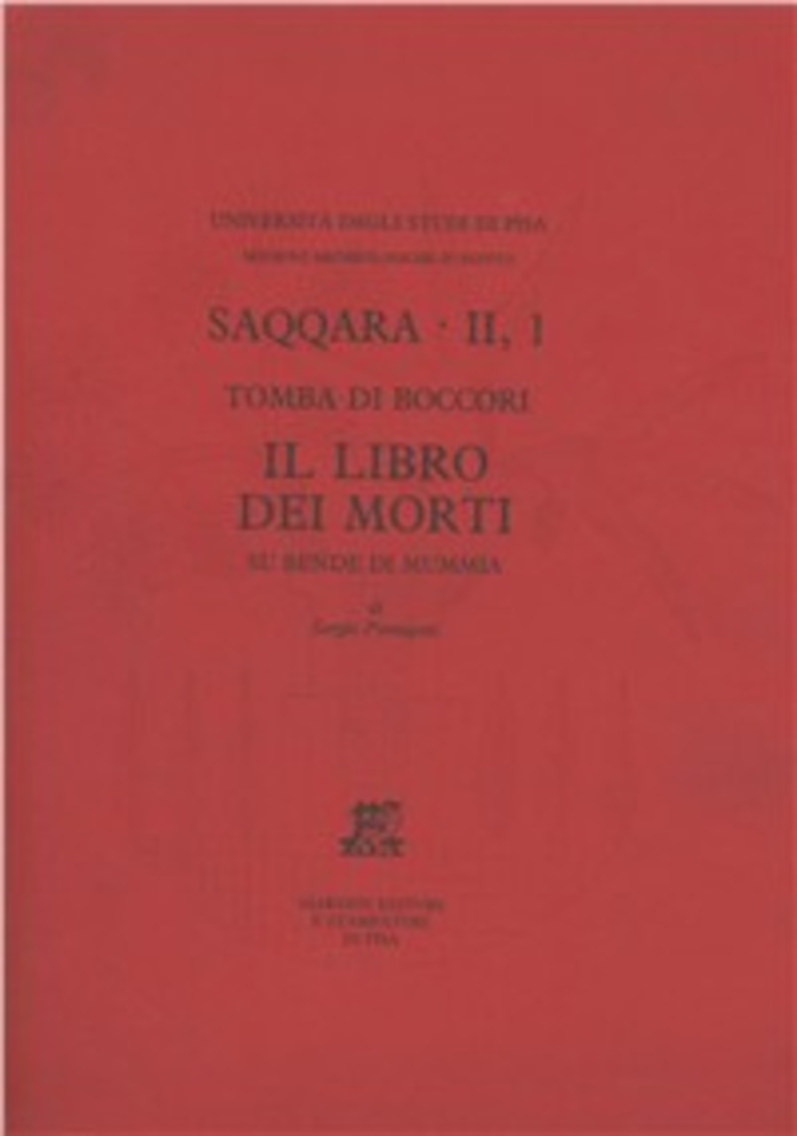 Saqqara II, 1. Tomba di Boccori. Il libro dei morti su bende di mummia