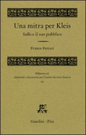 Una mitra per Kleis. Saffo e il suo pubblico