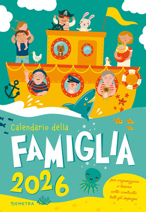 Calendario della famiglia 2026 da parete