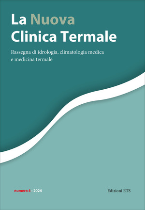 La nuova clinica termale. Rassegna di idrologia, climatologia medica e medicina termale (2024)