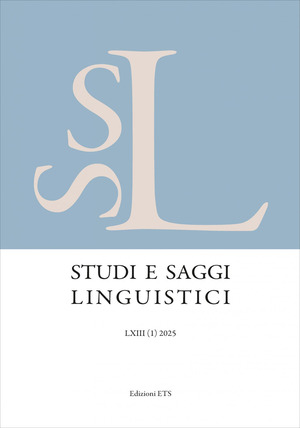 Studi e saggi linguistici (2025)