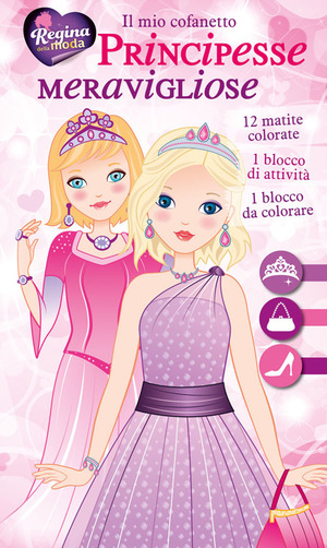 Il mio cofanetto. Principesse meravigliose. Ediz. illustrata. Con 12 matite colorate