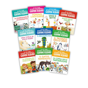 La mia prima biblioteca di fiabe illustrate di Gianni Rodari. Stampatello maiuscolo