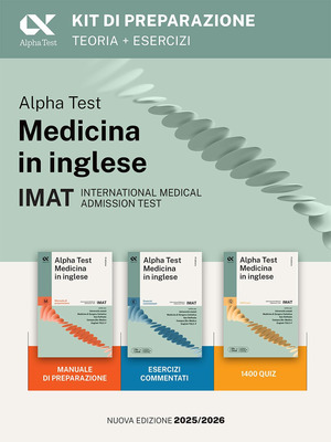 Alpha Test Medicina Inglese IMAT 2025-2026. Kit di preparazione. Con simulatore online