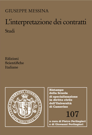 L' interpretazione dei contratti. Studi