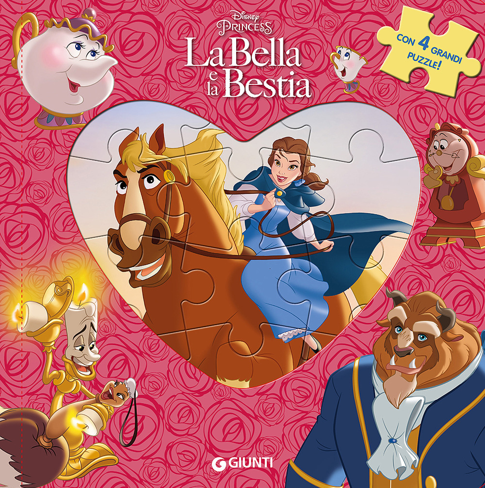 La Bella e la Bestia Libro puzzle Ediz a colori