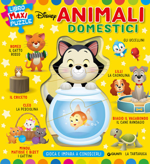 Animali domestici. Libro maxi puzzle Disney. Gioca e impara a conoscerli