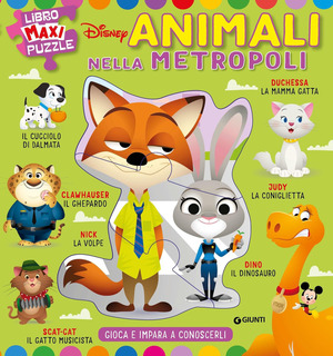 Animali nella metropoli. Gioca e impara a conoscerli. Libro maxi puzzle. Ediz. a colori