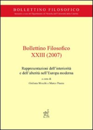 Bollettino filosofico (2007)