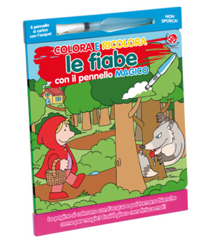 Colora e ricolora le fiabe. Ediz. illustrata. Con pennello