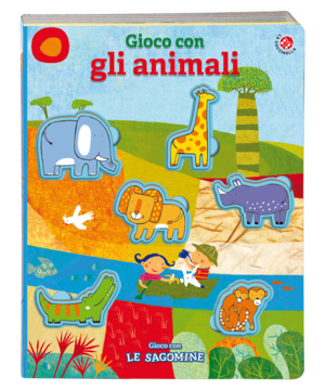 Gioco con gli animali. Ediz. a colori. Con 6 sagome