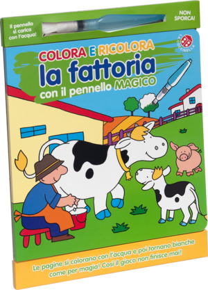 Colora e ricolora la fattoria con il pennarello magico. Ediz. illustrata