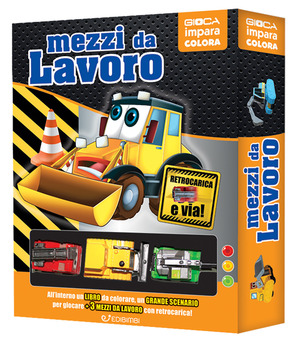 Mezzi da lavoro. Ediz. a colori. Con 3 mezzi da lavoro. Con scenario