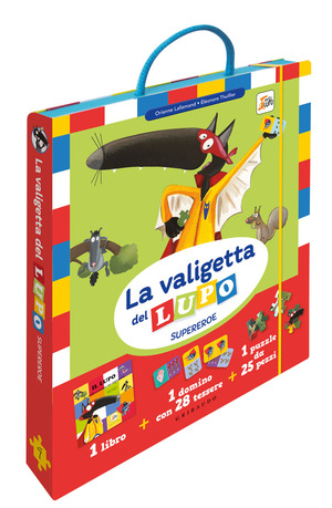 La valigetta del lupo supereroe. Amico lupo. Ediz. a colori. Con domino e puzzle