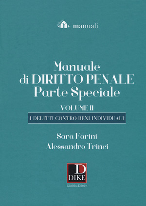 Manuale di diritto penale. Parte speciale