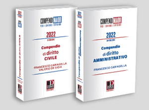 Kit compendi maior 2022: Compendio di diritto civile-Compendio di diritto amministrativo