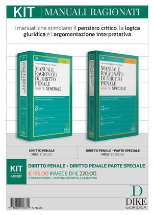 Kit. Manuali ragionati: Diritto penale-Diritto penale parte speciale. Con aggiornamento online. Con interactive book. Con video tutorial e consigli per lo studio