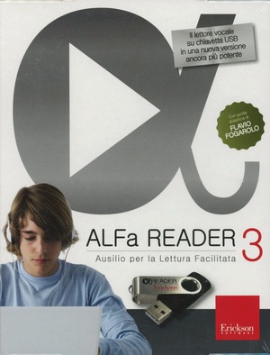 ALFa READER 3. Ausilio per la Lettura Facilitata. Con Lettore vocale su chiavetta USB 8 GB