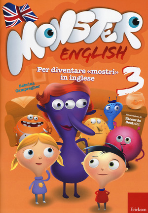 Monster english. Per diventare «mostri» in inglese. Con adesivi