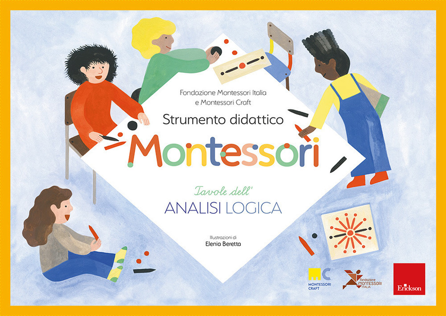 Tavole dell'analisi logica. Strumento didattico Montessori. Con Libro. Con Prodotti vari