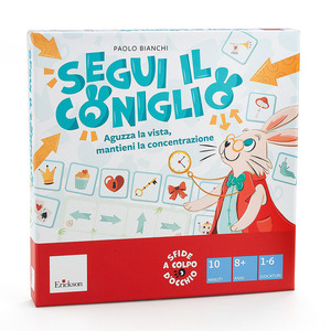 Segui il coniglio. Aguzza la vista, mantieni la concentrazione