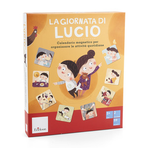 La giornata di Lucio. Calendario magnetico per organizzare le attività quotidiane. Con calamite