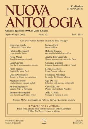 Nuova antologia (2026)