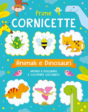 Cornicette animali e dinosauri. Ediz. a colori