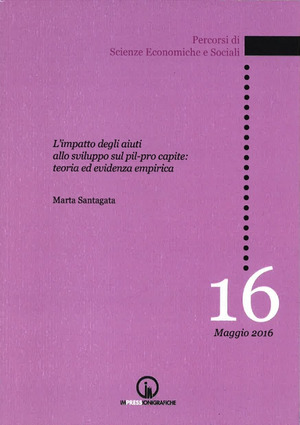 L' impatto degli aiuti allo sviluppo sul PIL-pro capite: teoria ed evidenza empirica