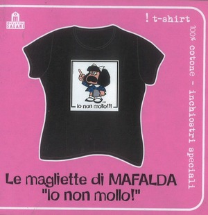 Mafalda io non mollo!! tag. M colore nero