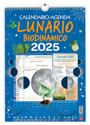 Lunario. Calendario-agenda 2025