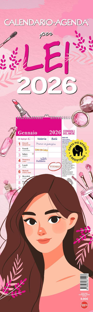 Calendario-agenda per lei 2026